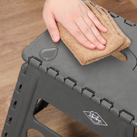 不二貿易 フォールディングステップスツール H32cm KH 77521 1個