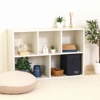 不二貿易 LB デニム調インナーボックス 縦ハーフ蓋付 67313 1個