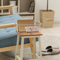 不二貿易 スタッキングワイヤーバスケット WH 26x18x10 26688 1個