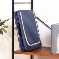 不二貿易 窓付&積み重ね収納ボックス 22L BL 63513 1個