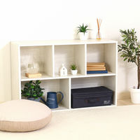 不二貿易 LB デニム調インナーボックス 横ハーフ蓋付 67312 1個