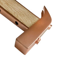 金井産業 舞台屋鎚ハンマー(ナグリ)四角 250mm ブロンズ ショート ショートグリップ 1本（直送品）