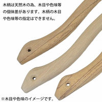 金井産業 仮枠ハンマー 黒 止付 小 蛇曲 350mm 1本（直送品）