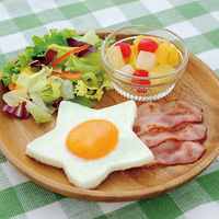 アーネスト ホットケーキ型 丸 ハート 星 3個組 Aー75853 1個