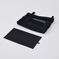 YAMAZEN 【荷物入れ】メッシュバスケット ハイタイプ M 折りたたみ 収納ボックス HTB-MH(BK) 1個