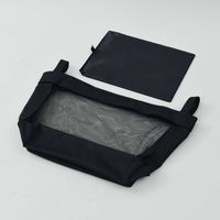 YAMAZEN 【荷物入れ】メッシュバスケット ハイタイプ S 折りたたみ 収納ボックス HTB-SH(BK) 1個