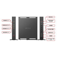 バッファロー 無線LAN親機 11ac/n/a/g/b 866+300Mbps Ipv6対応 WCRー1166DHPL/D 1個（直送品）