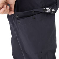 コーコス信岡 ジョバーズ ストレッチカーゴ 3XL ブラック G-2025 1着（直送品）