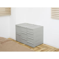 吉川国工業所 クロゼット・システム 引出し(S)4個組 AGy CS-D1*4P_AGy 1セット