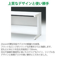【設置込】イトーキ CZRデスク Type S  平机 L脚 センター引出無 1400×700mm CZR-147JAS-981 1台（直送品）