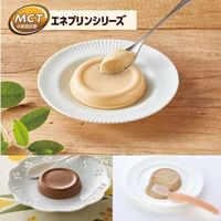 日清オイリオ MCTプリン エネプリンプロテインプラス 介護 介護食品 やわらか食  デザート おやつ 高齢者 あずき味  3個