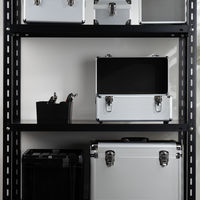 JEJアステージ　アルミツールボックス トレー付 ALーB365 シルバー　　1個