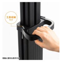 サンワサプライ 37～75型対応 ディスプレイスタンド 90度回転機能付き 幅848×奥行610mm ブラック CR-PL62BK 1台（直送品）