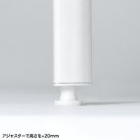 サンワサプライ eテーブル 受注生産品 幅1000×奥行700mm ホワイト MEF-10070W 1台（直送品）