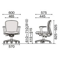 【組立設置込】イトーキ リエットR チェア ローバック 可動肘 ホワイト×アボカドグリーン KT-367DL-WTL8 1脚（直送品）