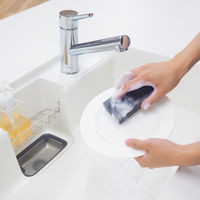 キッチンスポンジ キレイ持続 水切れタイプ 汚れがつきにくい 抗菌 日本製 1個 東和産業