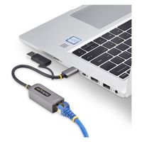 Startech.com LANアダプター USB-C&A 1ポート 10 100M 1 2.5Gbps U2GA-USB-C-ETHERNET 1個