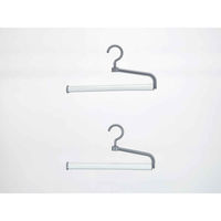 サワフジ ハンガー スラックスハンガーEX 1段 ロックグレー 463329 1個（直送品）