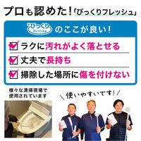 サンコー トイレブラシ クリーナー 男性用トイレ排水口洗い 1個 グレー 水だけでも汚れが落とせる びっくりフレッシュ BH-99