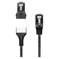 サンワサプライ  ブレイクアウェイCAT6A LANケーブル（マグネット・スリム・2m） KB-SL6ABA-02BK（直送品）