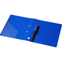 【旧品】アスクル　Ｄ型ツイストリングファイル　A4タテ　2穴　背幅36mm　ブルー　1冊 オリジナル