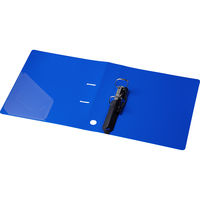 【旧品】アスクル　Ｄ型ツイストリングファイル　A4タテ　2穴　背幅47mm　ブルー　30冊 オリジナル