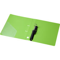 【旧品】アスクル　Ｄ型ツイストリングファイル　A4タテ　2穴　背幅36mm　グリーン　10冊　 オリジナル