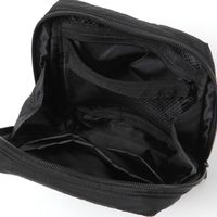 キルティングスクエアポーチ(M) ダークブラック LAKOLE/ラコレ