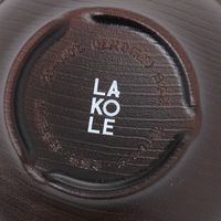 スタッキング汁椀(L) ダークブラウン 1セット（1個×2） LAKOLE/ラコレ