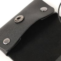 PUポケットティッシュケース ブラック LAKOLE/ラコレ