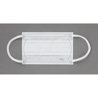 タマガワエーザイ フィッティ Fitty 7DAYSマスク EXプラス ホワイト やや小さめサイズ プリーツ　1箱（60枚入）