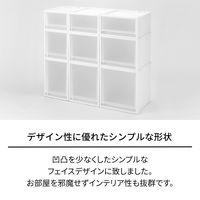 【引き出し収納】　天馬　フィッツケース マルチ 40ー35Sホワイト/クリア　幅35.0×奥行40.0×高さ20.0cm　1セット（1個×6）