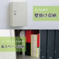 【キーボックス】 カール事務器 キーボックス（コンパクトサイズ） CKB-C68-I 68個吊 1セット（わけあり品）