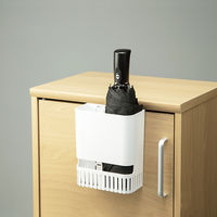 karari（カラリ） 珪藻土 折りたたみ傘用フック式ホルダー アンブレラスタンド 2本用スクエア HO2069 傘立て 1個