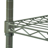 エイ・アイ・エス スチールラックセット3段 ブラウン 幅600×奥行250×高さ604mm SRS-6025BR 1台（直送品）