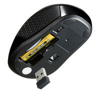 サンワサプライ ワイヤレスブルーLEDマウス MA-WBL41R 1個（直送品）