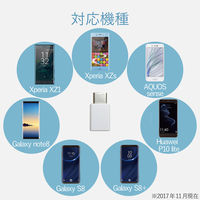 エレコム スマートフォン用USB変換アダプタ/USB(microBメス)-U MPA-MBFCMADNWH 1個