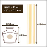 エステー お部屋の消臭力　PremiumAroma　Stick　本体　ムーンライトシャボン 1個　プレミアムアロマ　消臭芳香剤