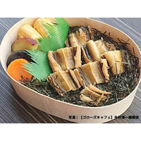 木具輪 （木製弁当箱）エコオリFLR-06B 楕円形 本体 300個 SD196001-300 １箱(300個)（直送品）