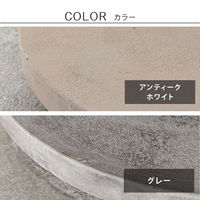 住まいスタイル セメント製キャスター付きプランターキャリー36cm 2台組 TR360-2P-GRY 1セット(2個入)（直送品）