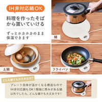 サンコー 「フードウォーマー ディッシュ(Dish)」 FDWD25SWH 1台（直送品）