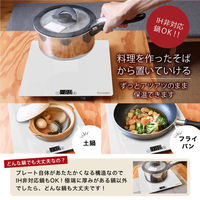 サンコー 「フードウォーマープレートS」ホワイト FDWRPSCWH 1台（直送品）