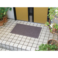 玄関マット 吸水速乾 44×74cm 屋内・屋外兼用 業務用 ウォーターホースTワッフル グリーン 391652 1個（直送品）