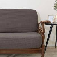 加栄レース ソファカバー 3人掛け用 セパレートタイプ 撥水加工 2枚組 グレー 469448 1個（直送品）