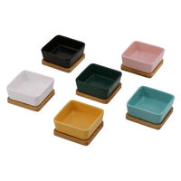 ルークラン フードボウル ループ ディッシュ ピッコロ 陶器 犬 猫 ペット ライトピンク 447685 1個（直送品）