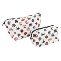 美研繊維 ポーチ オーガニックコットン 100% Mサイズ 和柄 祭 461410 1個（直送品）