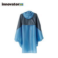 小川 レインコート innovator レインポンチョ コンパクト フリーサイズ ライトブルー 487359 1個（直送品）