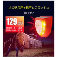 エーインサイト クマ避け害獣センサーアラームライト AI-RS01 1台（直送品）