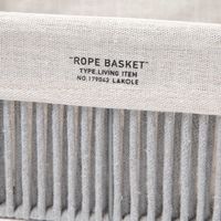 ロープ収納ボックス(M) グレー LAKOLE/ラコレ