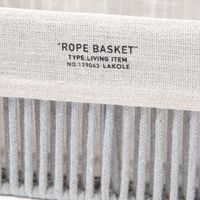 ロープ収納ボックス(S) グレー LAKOLE/ラコレ